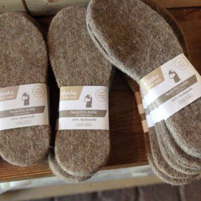 Nadelfilz Sohlen